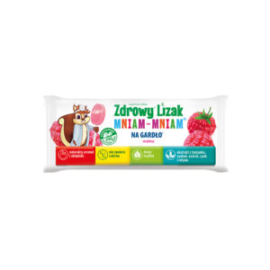Zdrowy Lizak Mniam-Mniam Malina - Na gardło