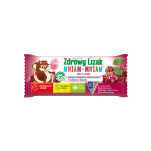 Zdrowy Lizak Mniam-Mniam - Musssująca Wiśnia 12 witamin & 2 minerały
