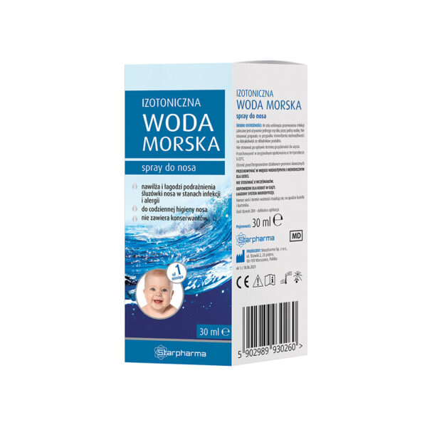 Isotonic sea water – nasal spray 30 ml