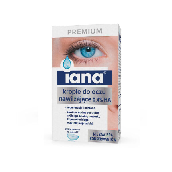 Krople do oczu IANA Premium 0,4% bez konserwantów