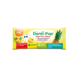 Denti-Pop Sugar Free Lollipop - Pineapple 12 vitamins & 2 minerals