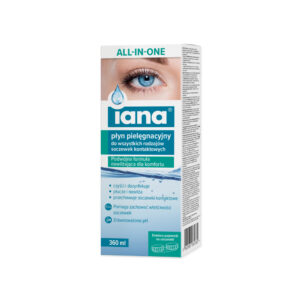 IANA All-in-One Płyn pielęgnacyjny do soczewek kontaktowych, 360 ml